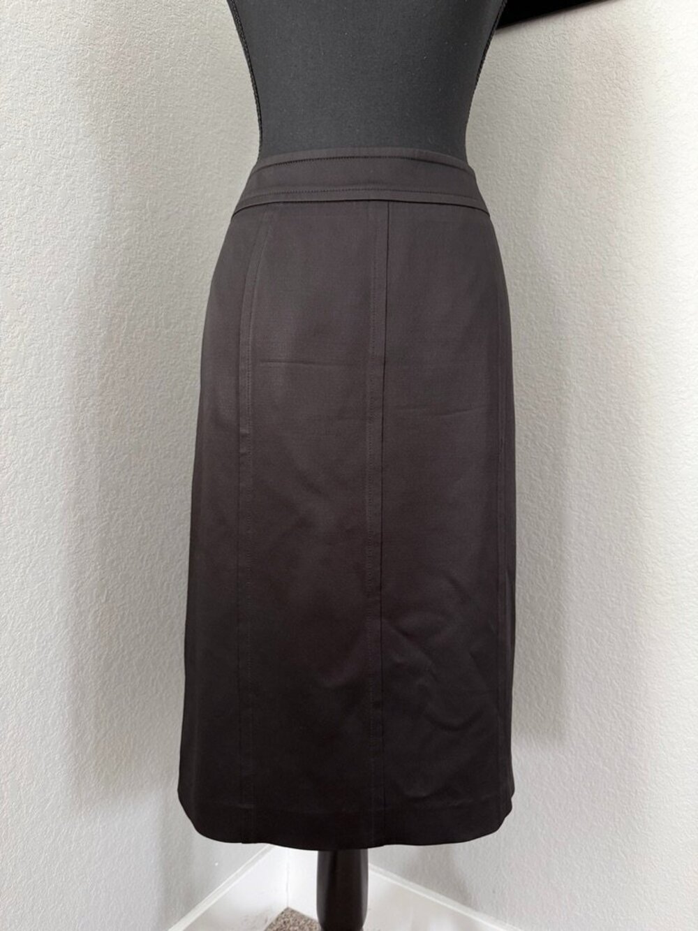 Vintage MICHAEL KORS Wool 2 Piece Skirt Suit Black Sz 12 - Picture 13 of 16